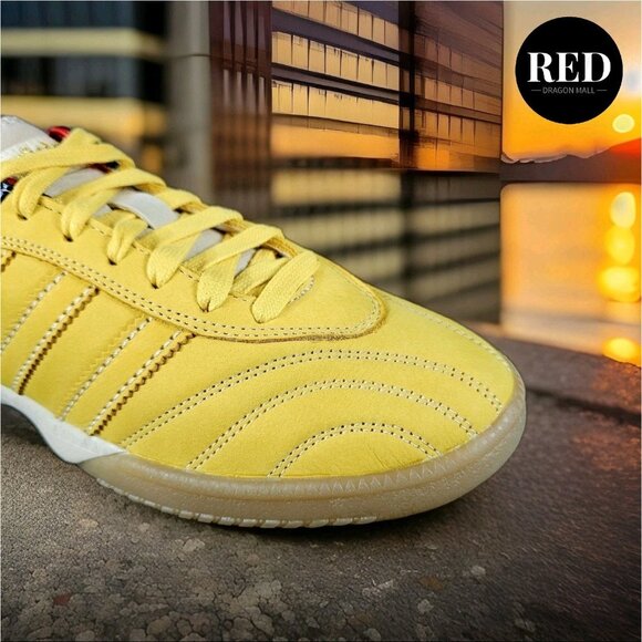 Adidas Wales Bonner Originals MN Samba Gold Navy IH8407 - Men's Size 10 - Picture 10 of 16